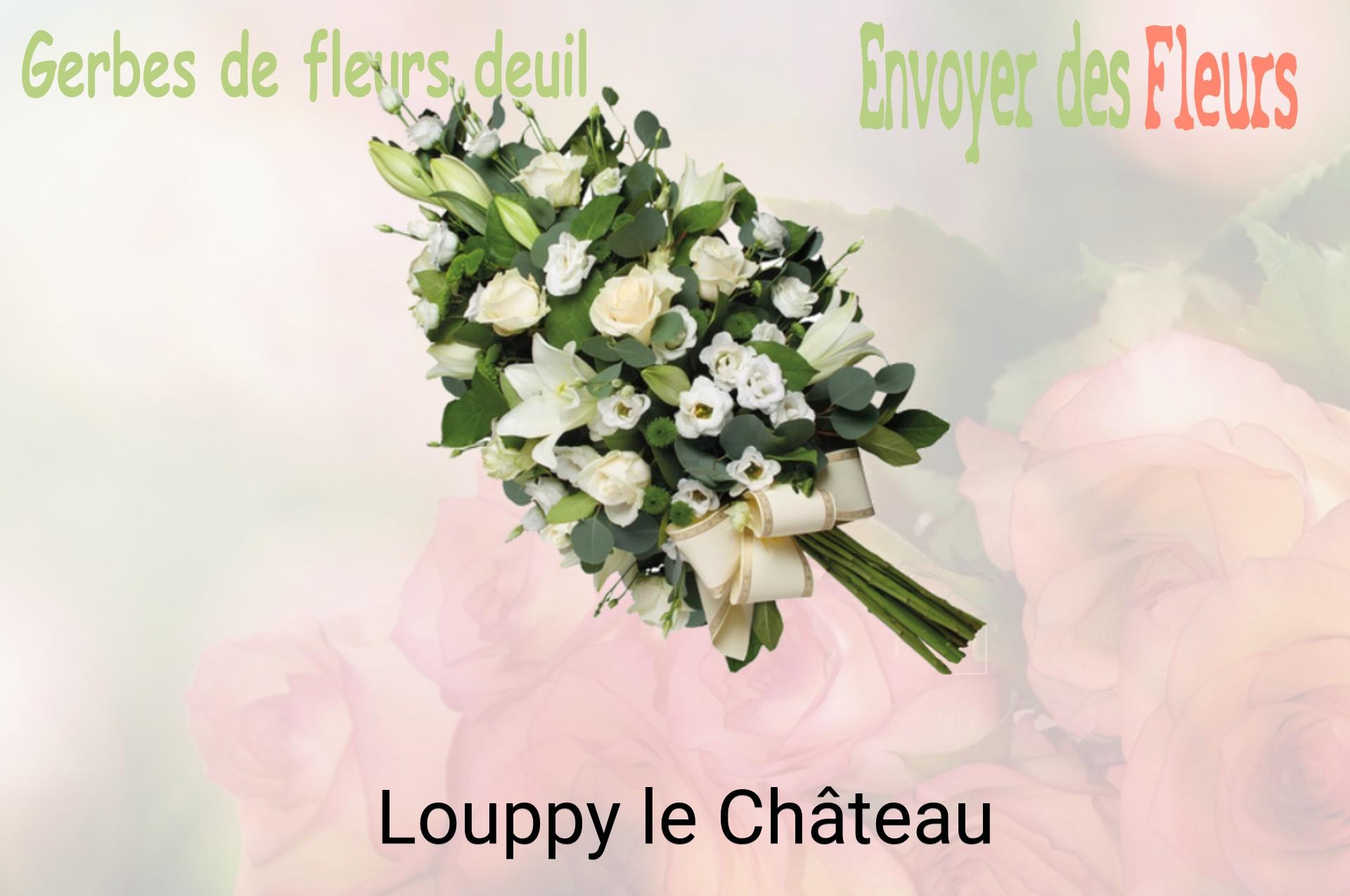 Gerbe de fleurs de deuil livrée à Louppy-le-Château